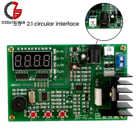 배터리 용량 테스트 장비, 보조 내부 저항 테스트, 18650 리튬 배터리 용량 테스트, Zb206 + v1.3