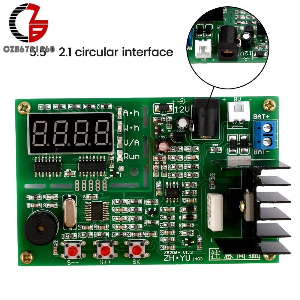 Zb206+v1.3 Battery Capacity Testing Instrument 18650 Lithium Battery Capacity Testing With Auxiliary Internal Resistance Testing