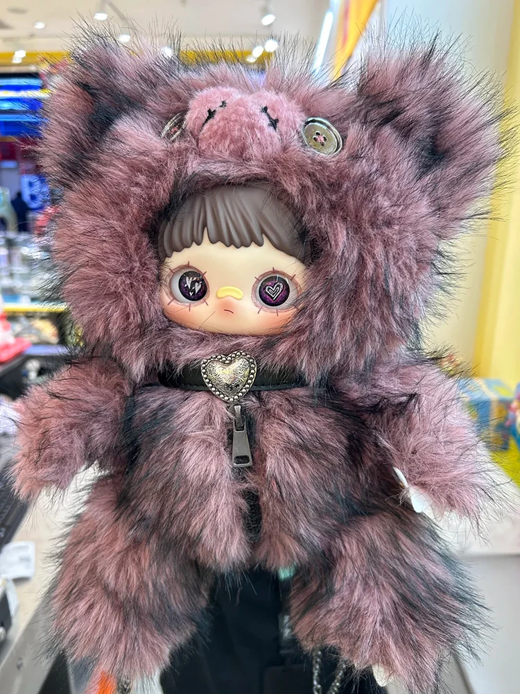 

MayMei Rebellious Series Furry Stuffed Doll Blind Box Bag Pendant Keychain Girls Birthday Chinese New Year Gift