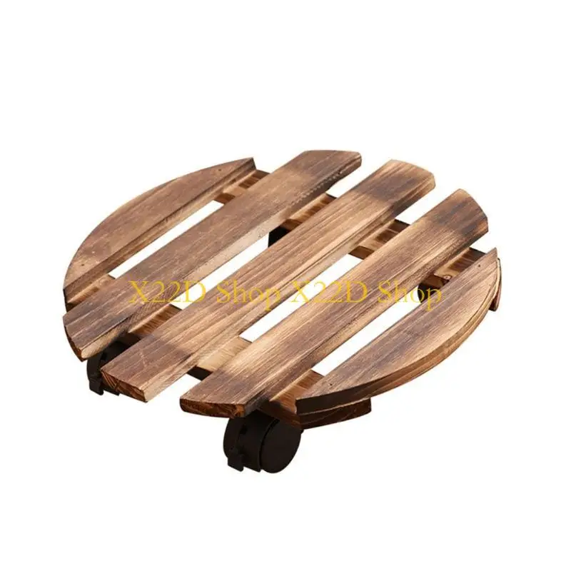 X22D Plant Stand Plant Stand with Heavy Duty Rolling Plant Stand Square Plant Stand Roller Cart Rolling Tray