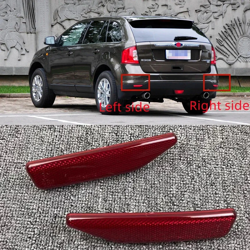 For Ford EDGE 2010 11 12 13 2014 Car Accessories Rear bumper light bumper reflectoran ti-fog light decorative cover False lights