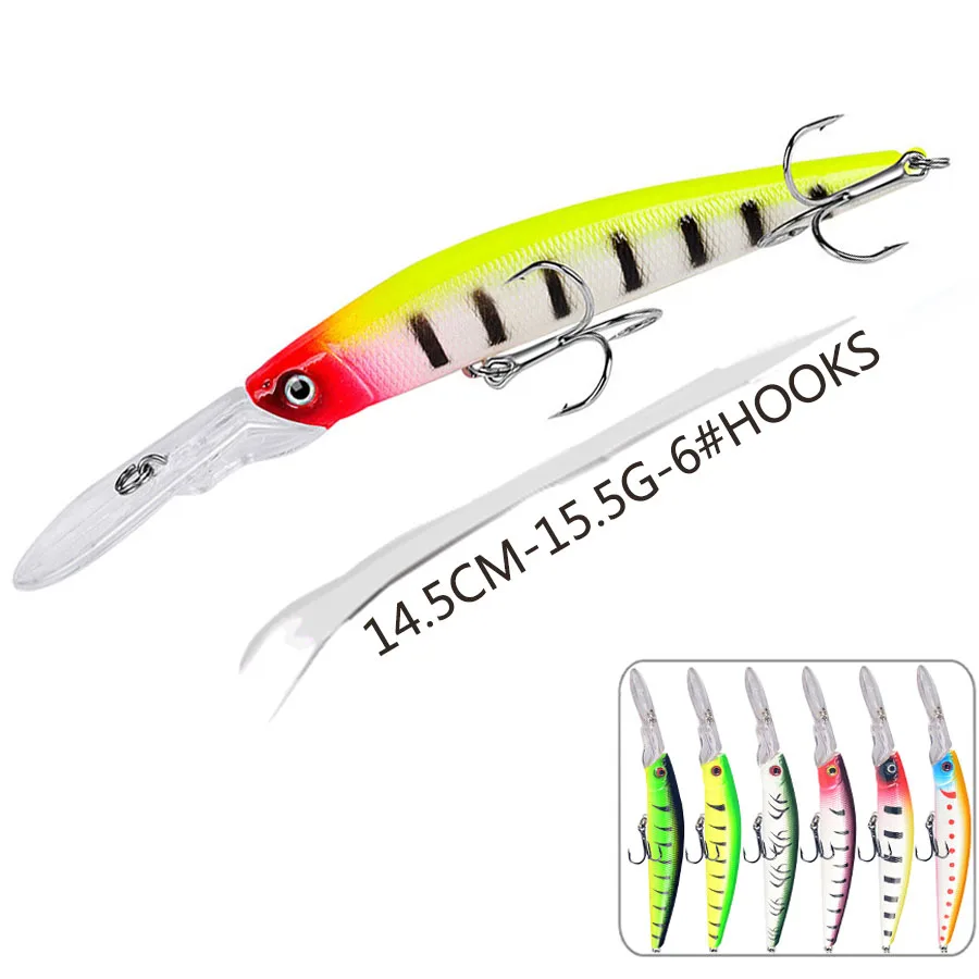 Crankbaits Vissen Lokt Jerkbait Minnow Hard Aas Kunstmatige Wobblers Voor Trollen Snoek Top Waterkarper Visgerei Swimbait