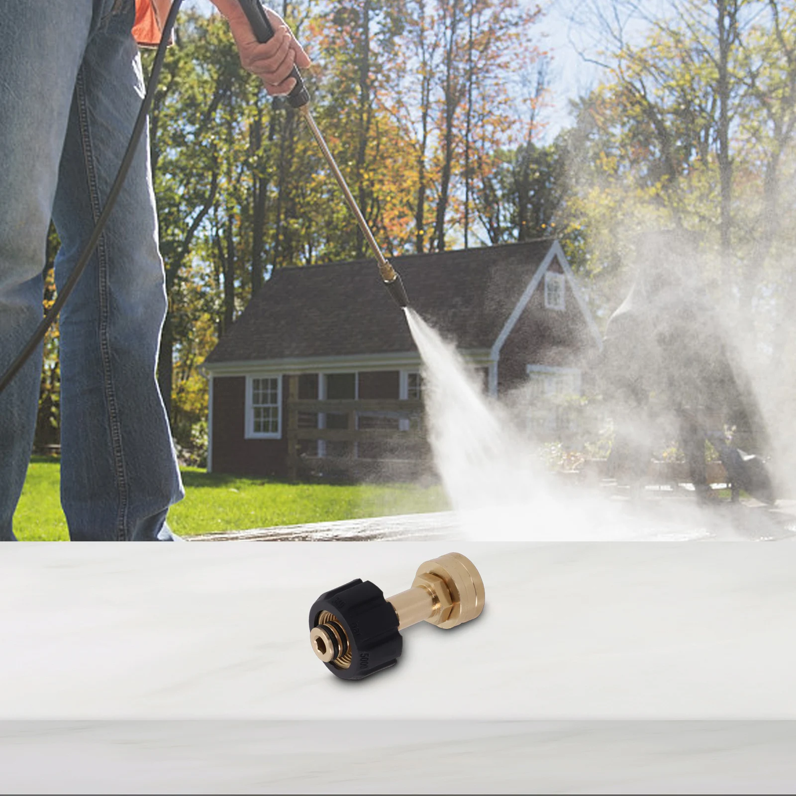 

Cleaning Equipment Brass Connector Versatile Compatibility Easy To Install Seamless Connection For Electric Pressure Washers