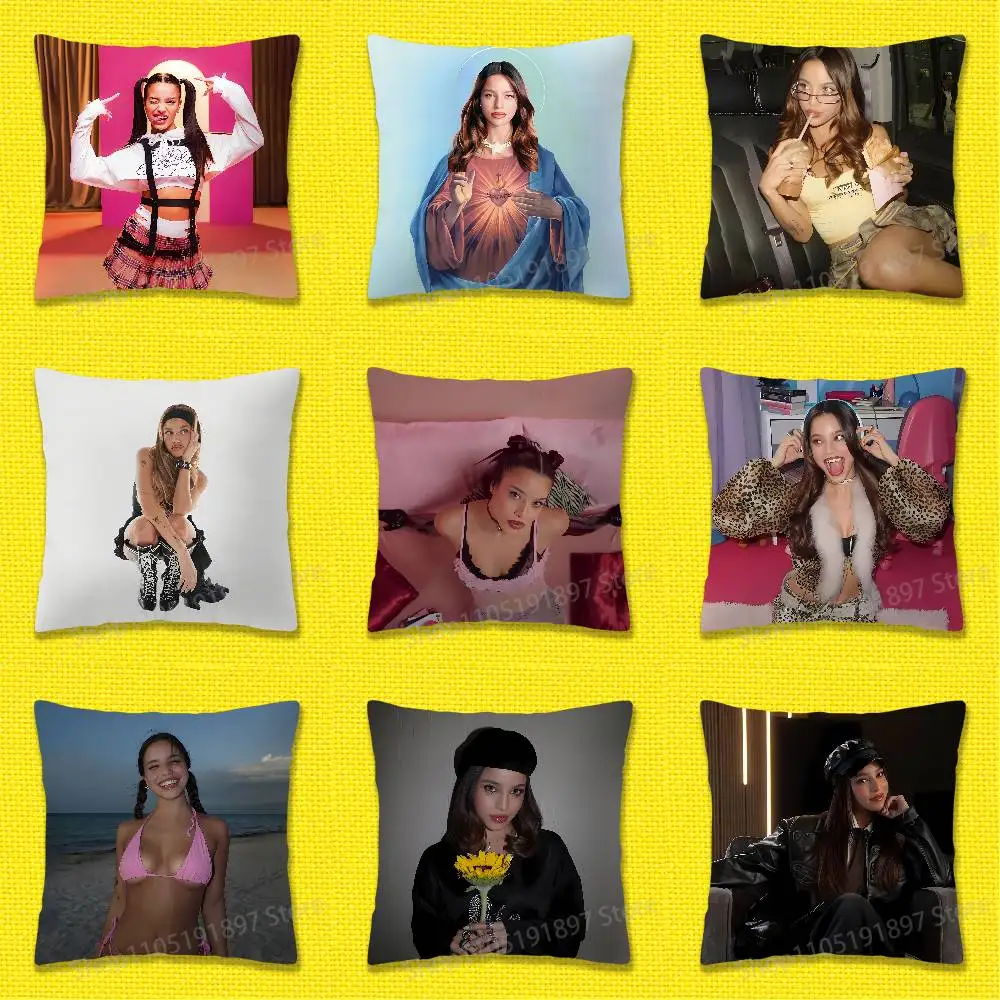 

E-Emilia Mernes Perfectas MP3 Throw Pillow Case For 45*45cm 40cm 55cm 50cm 30cm Square Car Pillowcase Shell