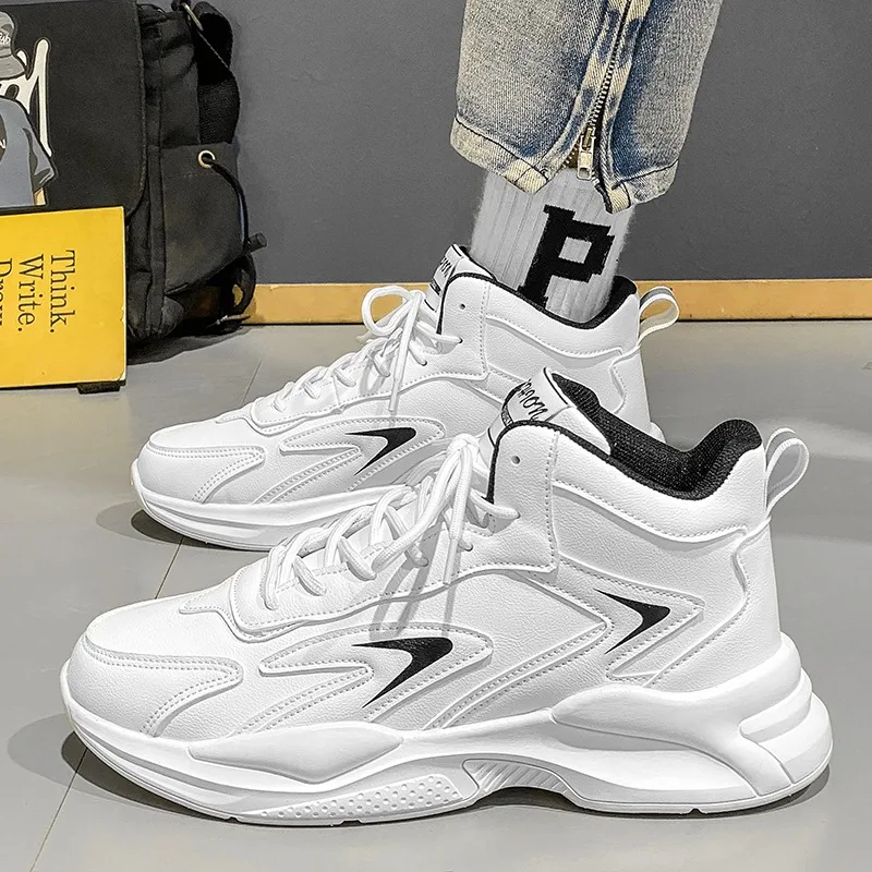 

Men's Chunky Dad Shoes 2026 Spring Hot Sale Breathable Casual Shoes for Men with Thick Soles for Students Casual Sneakers