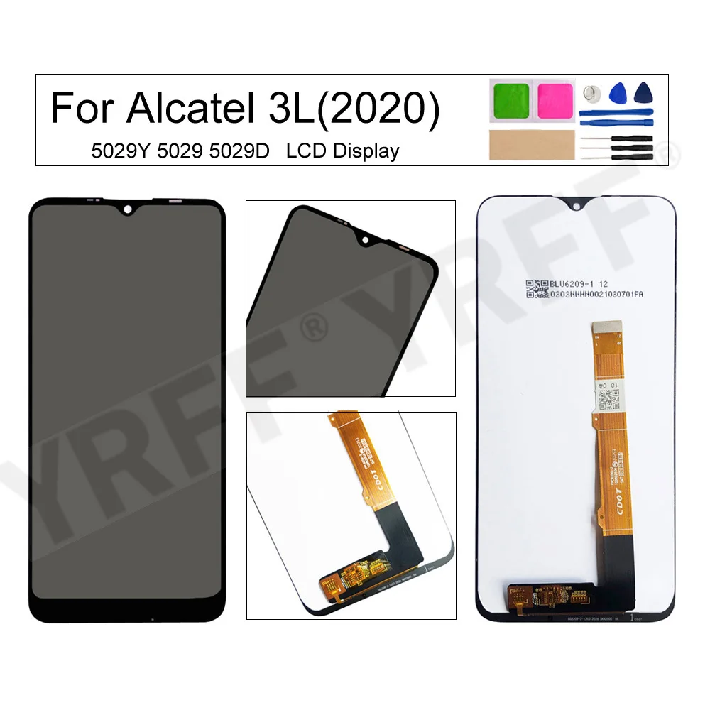 

LCD Display and Touch Screen Digitizer Assembly for Alcatel 3L 2020 5029 5029Y 5029D