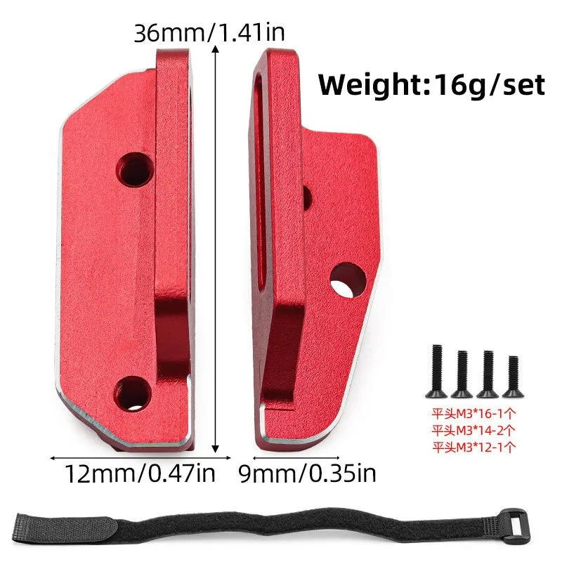 لـ 1/10 4-TEC DRIFT MUSTANG حامل بطارية قوي قوس بطارية سهل التركيب ودعم موثوق به أثناء الاستخدام #3