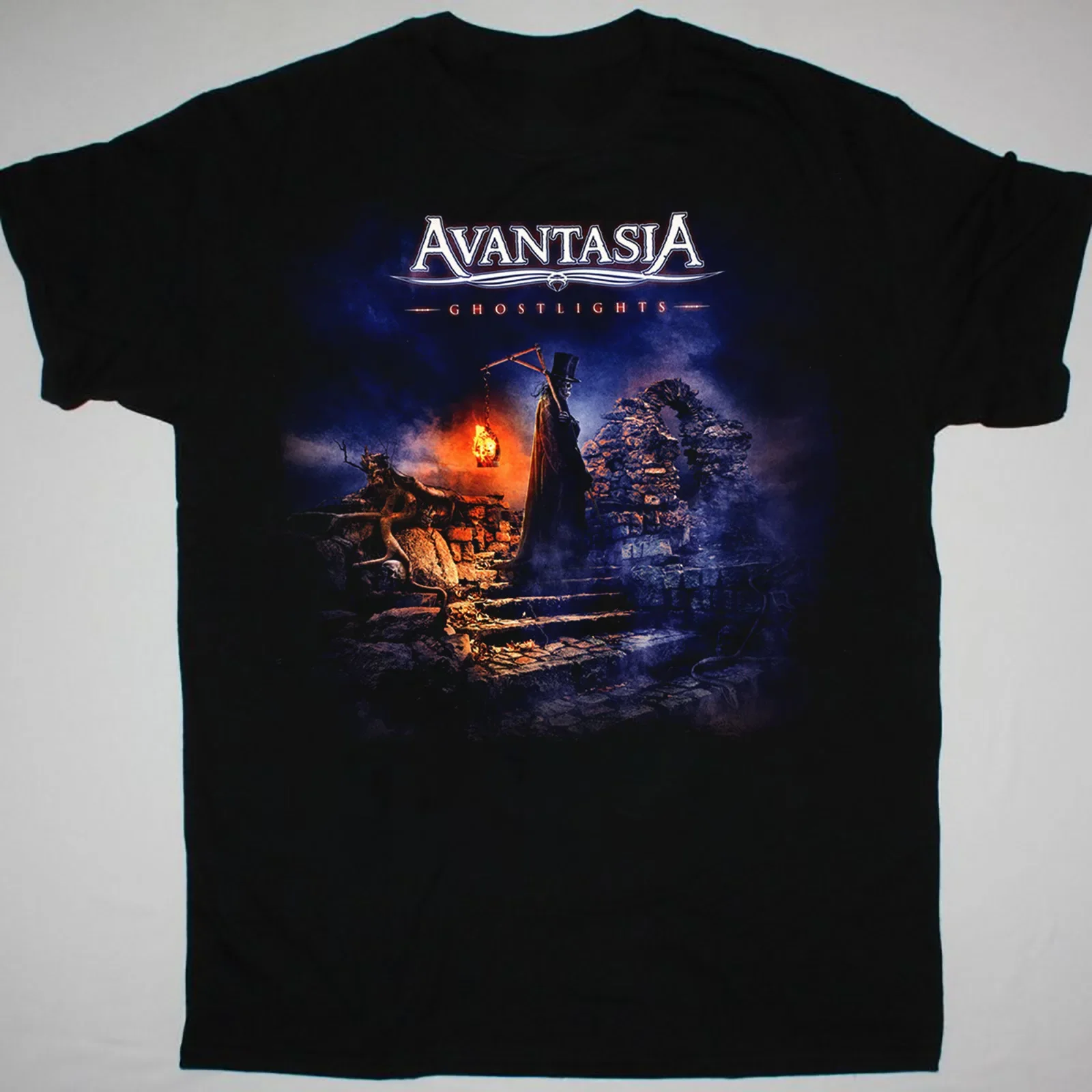 Rare Avantasia Ghostlights Cotton Black Men S to 5Xl T- Shirt Gift Fans HN847