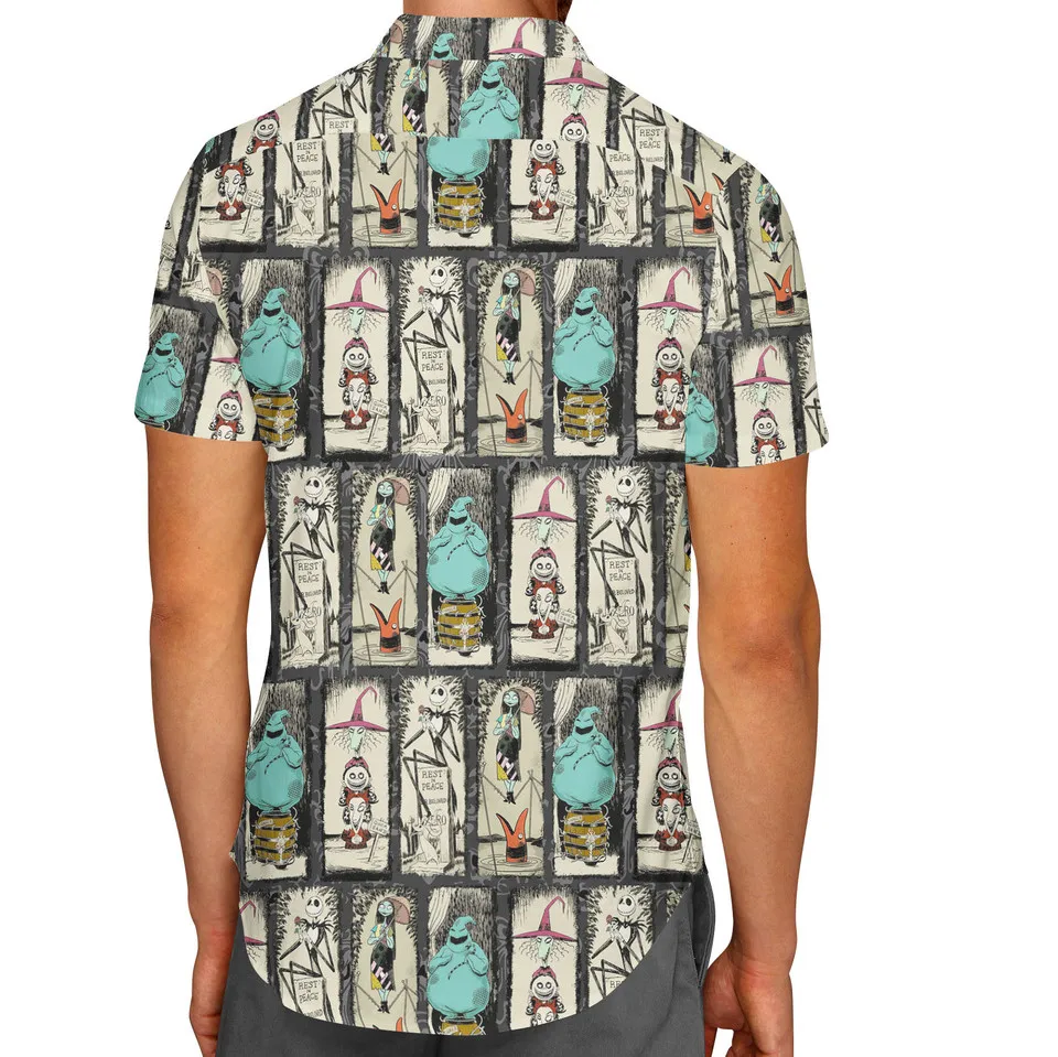 2024 Disney Halloween Nightmare Hawaiian Men's Shirt