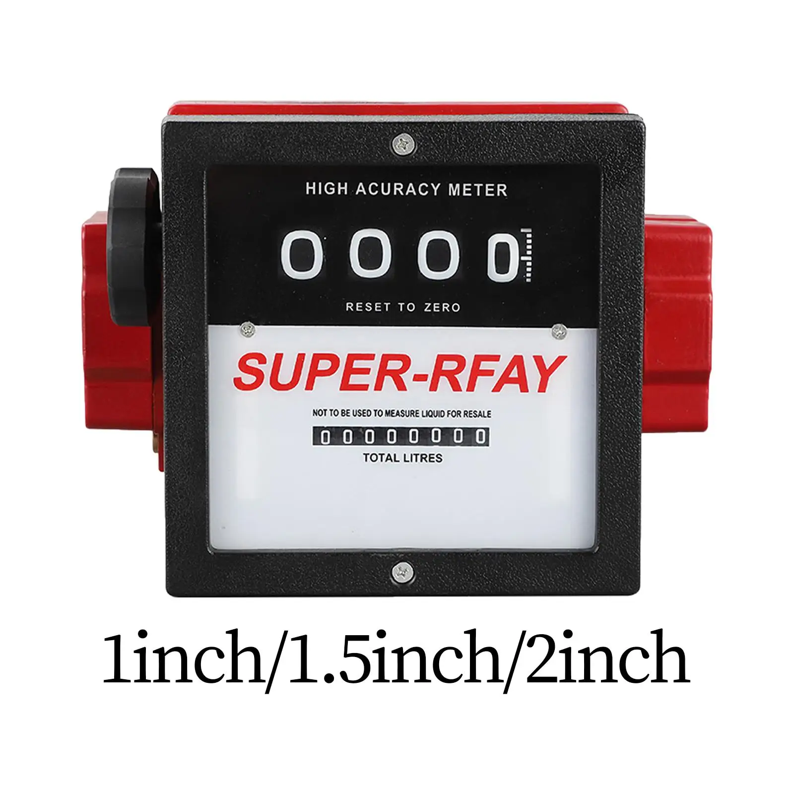 

Mechanical Fuel Meter Premium Clear Reading Easily Install 4 Digital Display