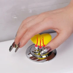 Toilet Press Handle Button Heart Shaped Press Tank Push Switch Toilet Bathing Room Decor Water Press Flush Button Household Tool