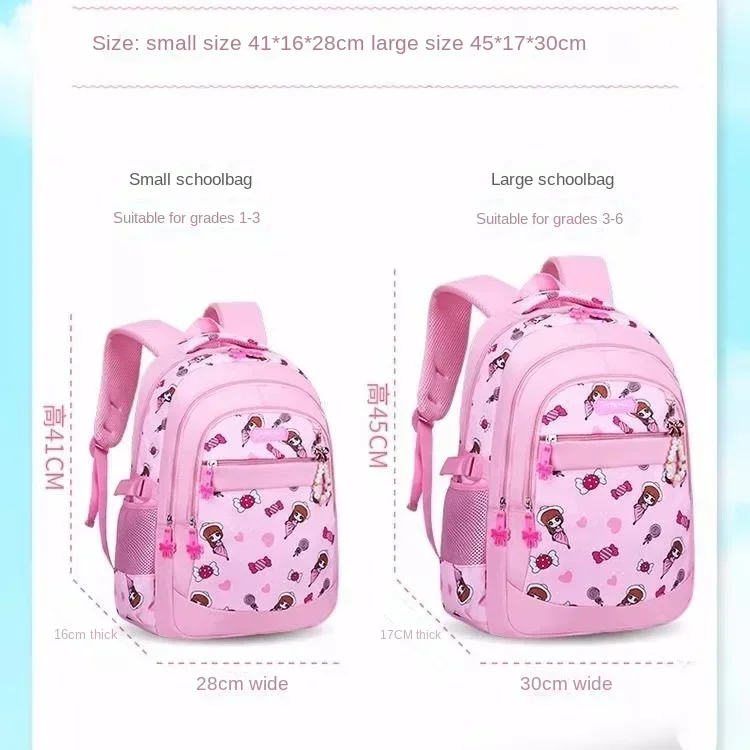 School Shoulder Bag Designer Ventilation Light Wear-resisting High-capacity Backpack Spinal Protection Fashion Trends Cute Child