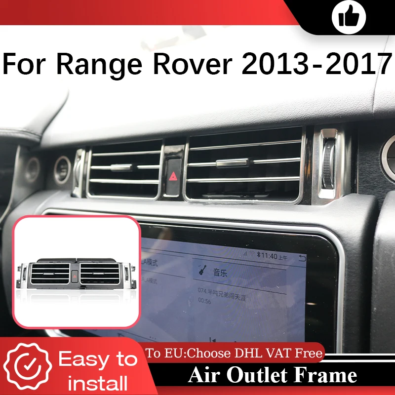 

Car Air Conditioning Outlet For Range Rover VOGUE SPORT 2013-2017 Central ventilation Grille Panel Cover Auto Accessories