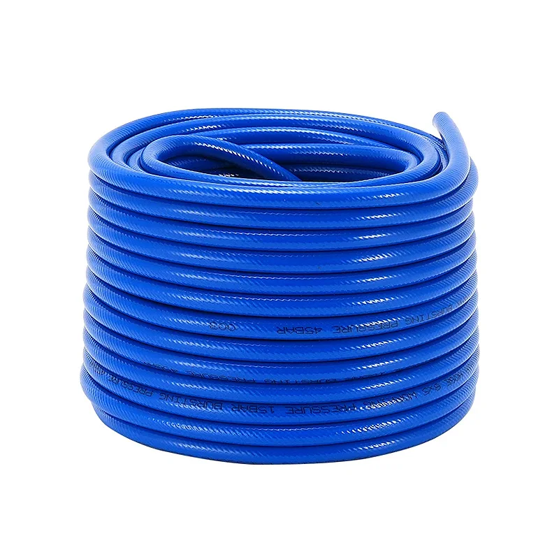 Three-layer Explosion-proof PU Braided Hose Blue Red 8x5 10x6.5 12x8MM High-pressure PU Air Tube 10-100M Air Compressor Hose