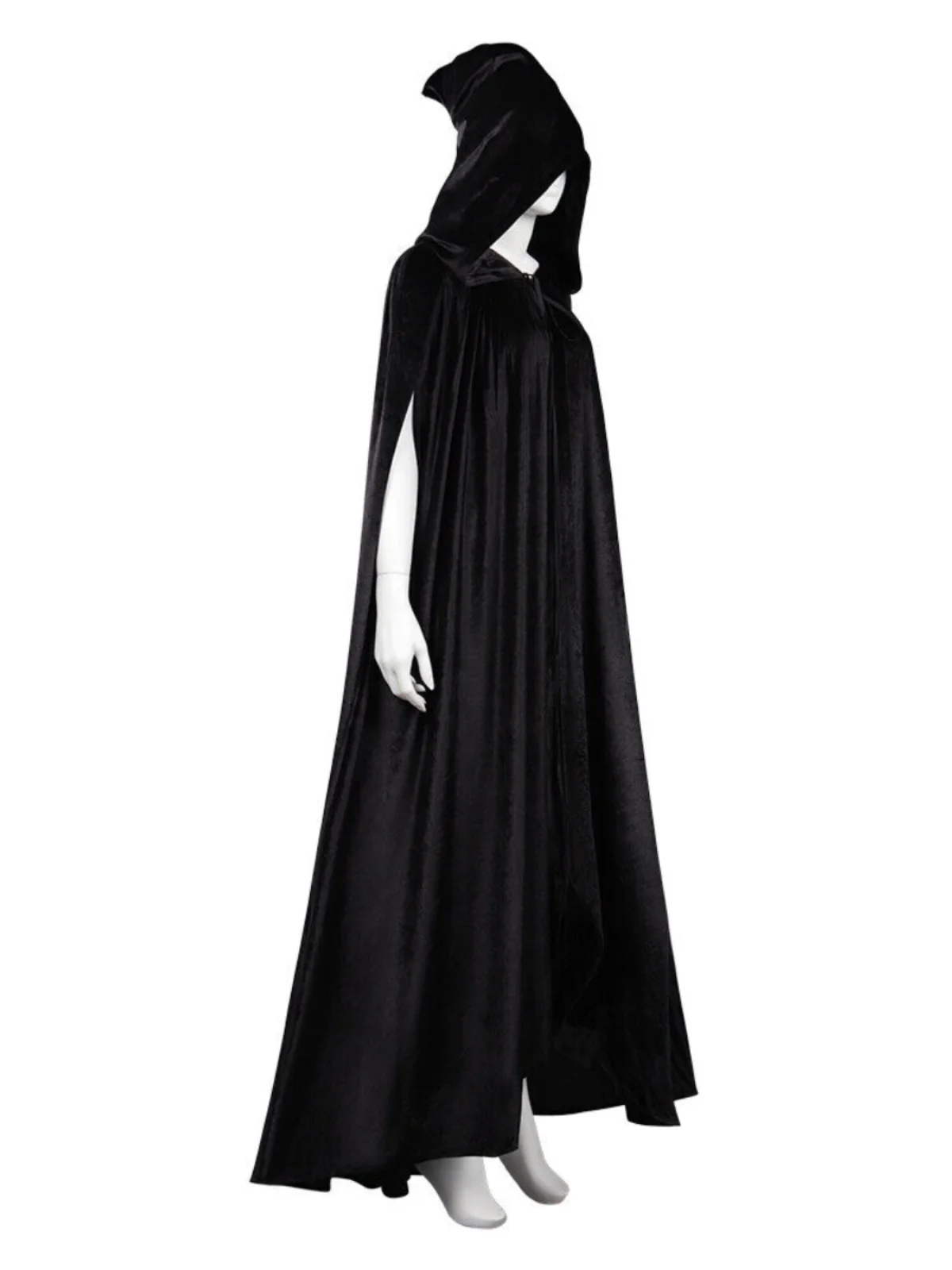 معطف كوسا مخملي طويل بغطاء للرأس للرجال والنساء لمرحلة الأداء Faion ow الزي Tuo Chen الوطني #5