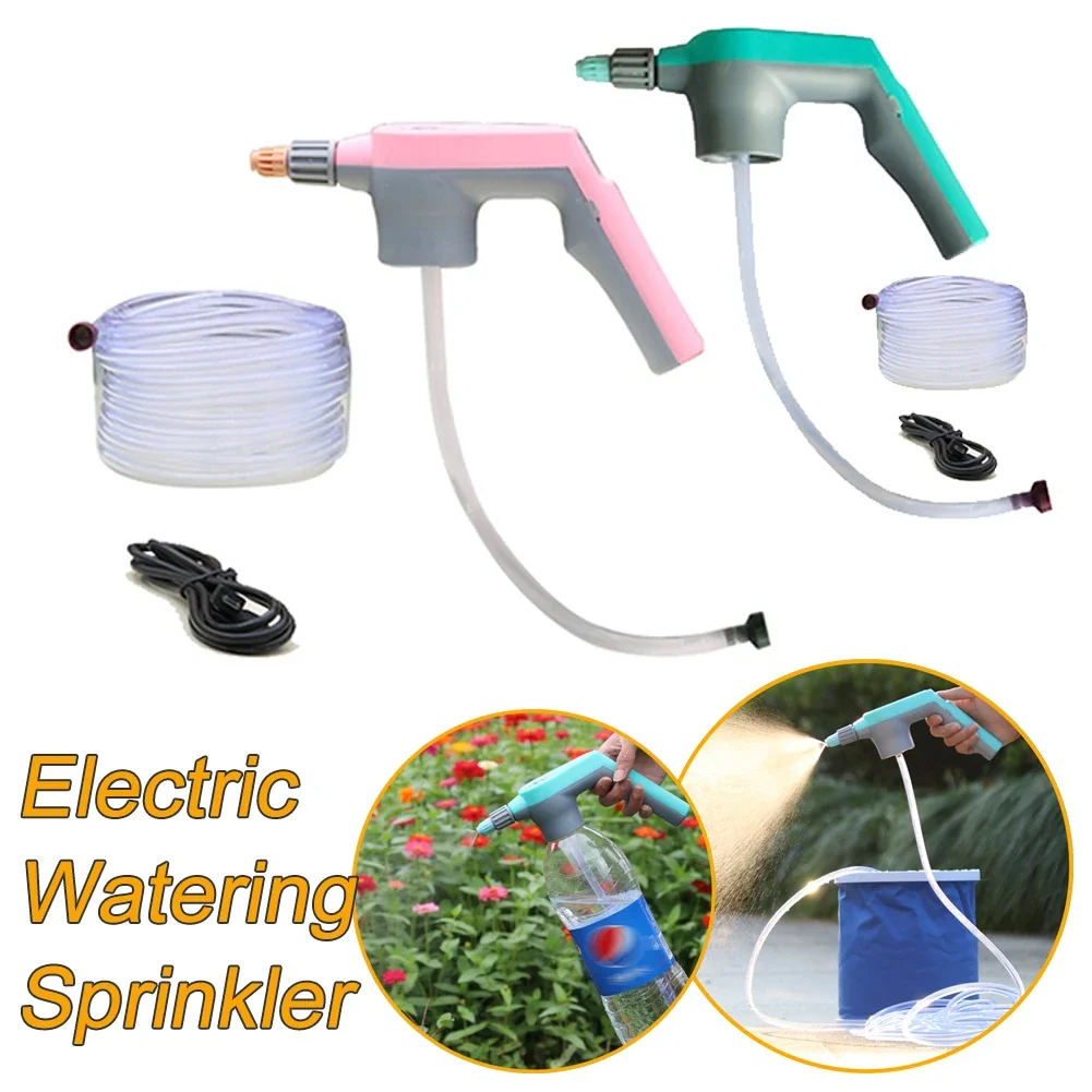 Automatic Garden Electric Water Sprayer High Pressure Air Pump Sprayer for Plants Car Washing Watering Sprinkler Tool