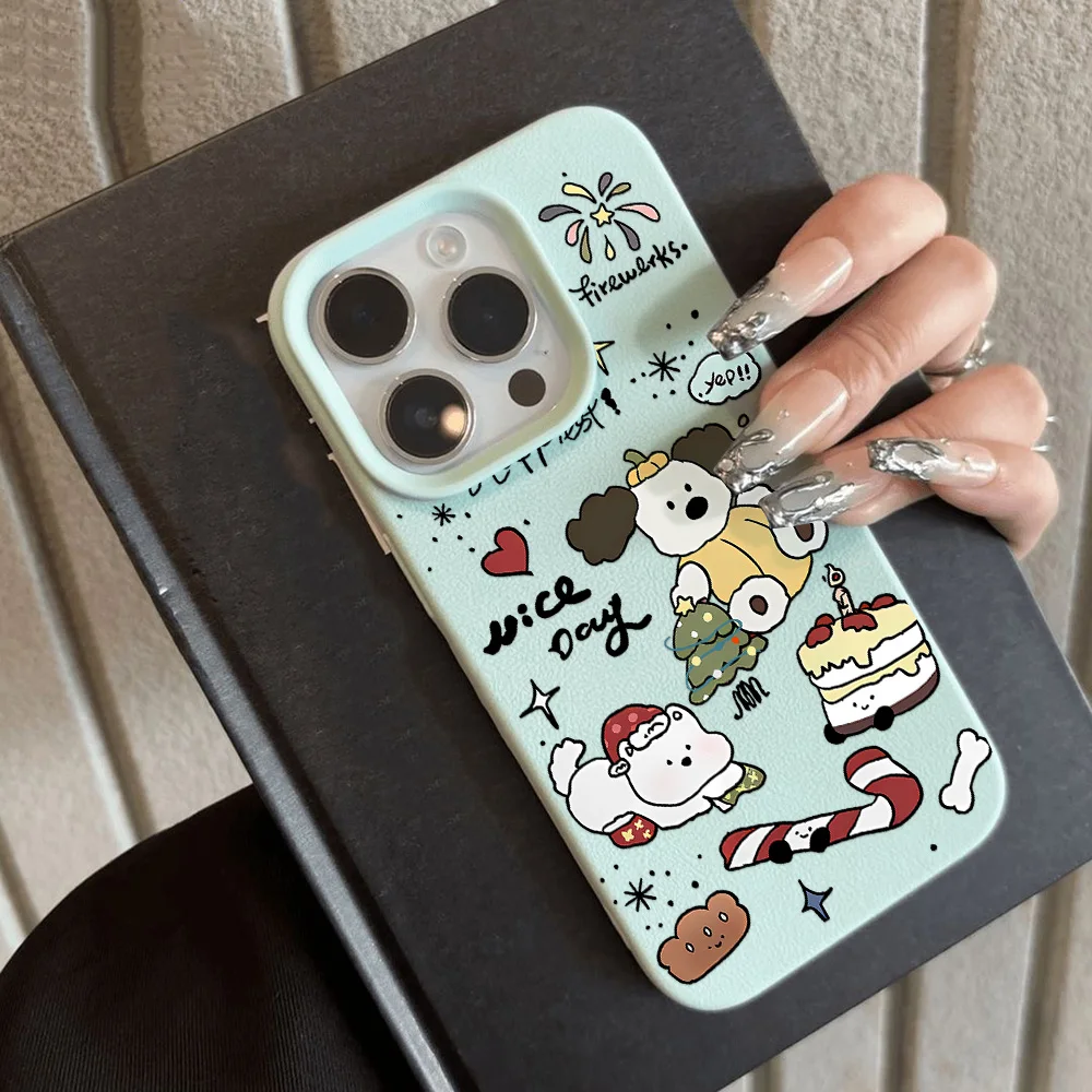 Funny Cartoon Soft Silicone Phone Case For iPhone 15 Pro Case iPhone 16 13 12 11 14 Pro Max 16 Plus Soft Shockproof Cover Bumper