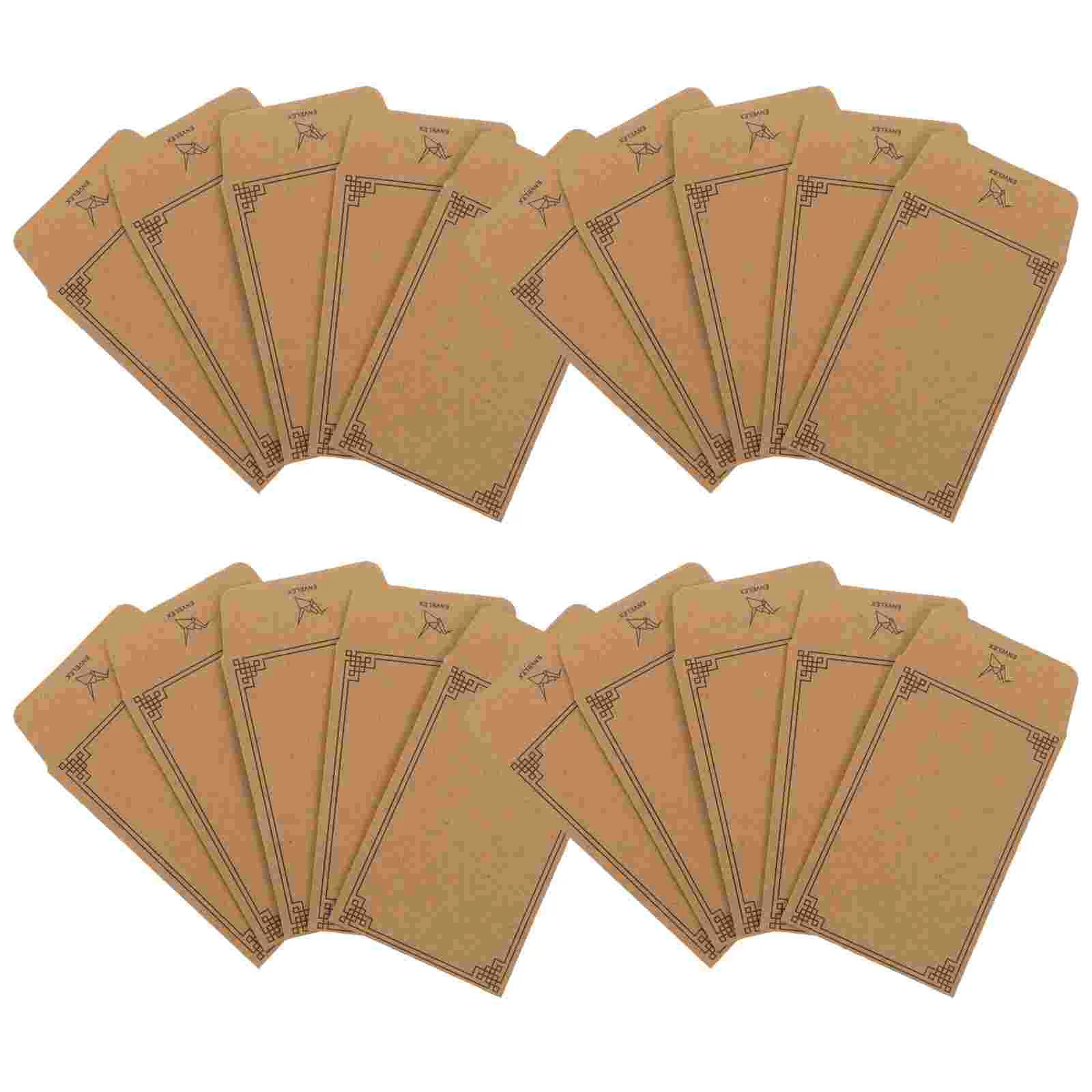 

100 Pcs Seed Envelope Kraft Paper Envelopes for Coin Seeds Small Credit Card Key