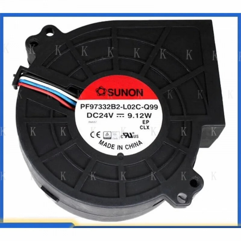 

C for SUNON PF97332B2-L02C-Q99 24V 9.12W 9733 9CM 4-Wire Turbine Blower Inverter