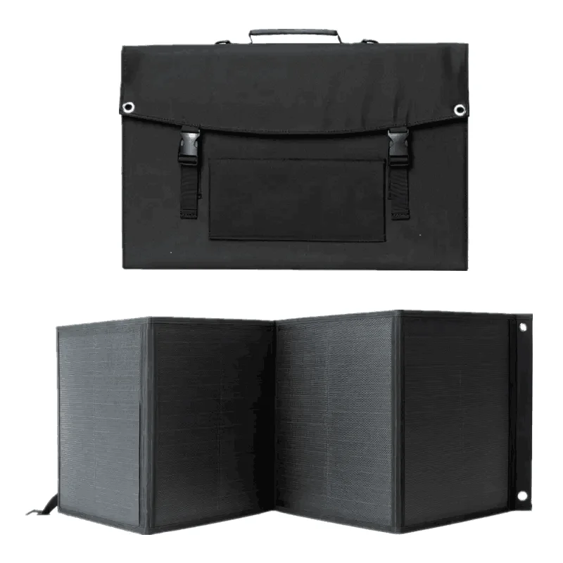 

Portable Solar Panel Charger 100W Flexible Folding Solar Panels for Solar System Camping Power Station