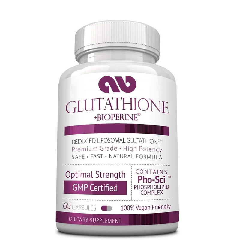 

Glutathione Glutathione 500mg Phospholipid Complex Vitamin C,Piperine Top Antioxidant Helps Neutralize Free Radicals-60 capsules