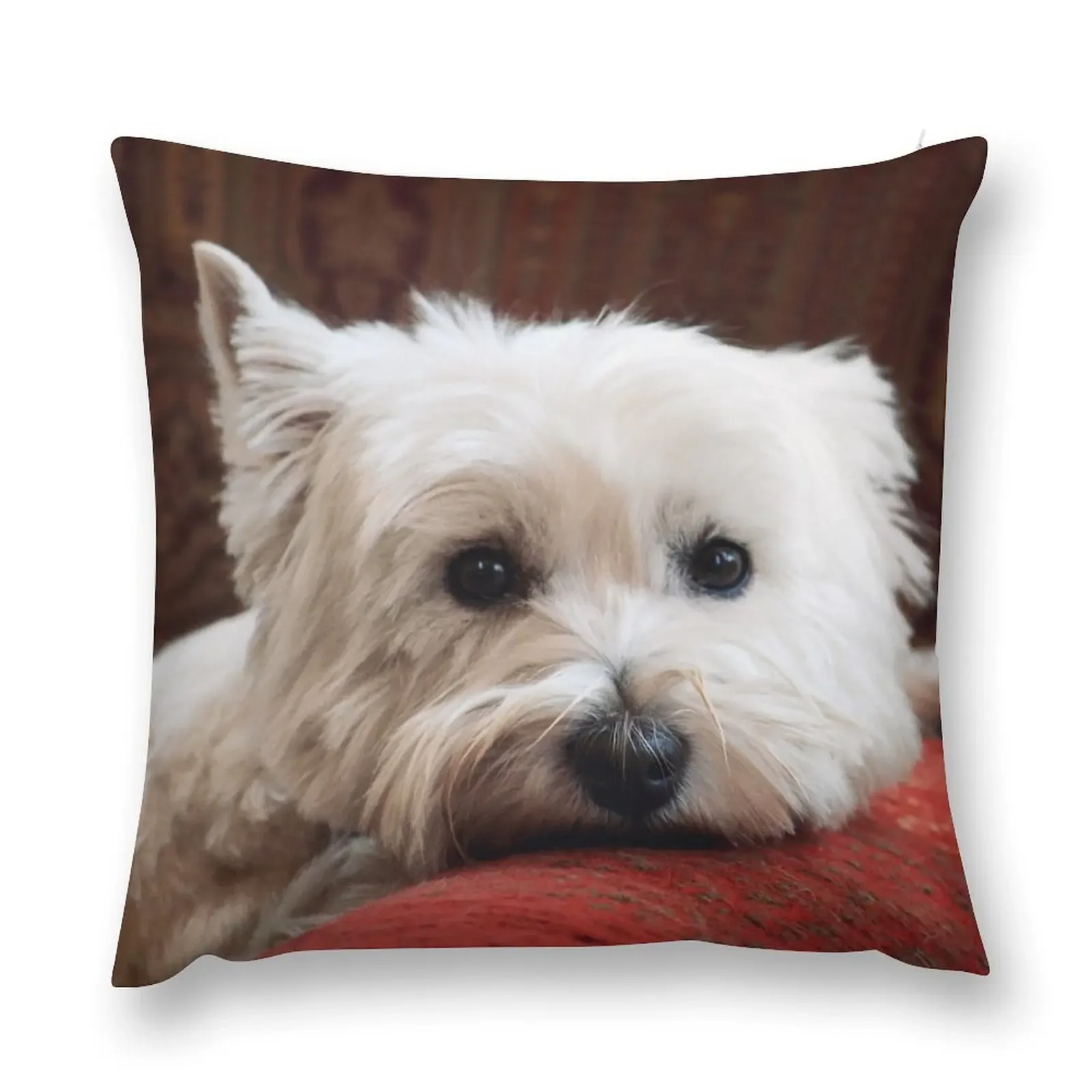 Molly the Westie Throw Pillow Sofa Cushions Cover pillow pillowcase Pillow Case Christmas