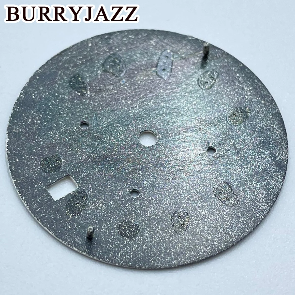 BURRYJAZZ 32,5 мм, 6-стрелочный зеленый светящийся циферблат, используемый для кварцевого механизма VK63 VK63A, индикатор синхронизации, аксессуары для модификации часов