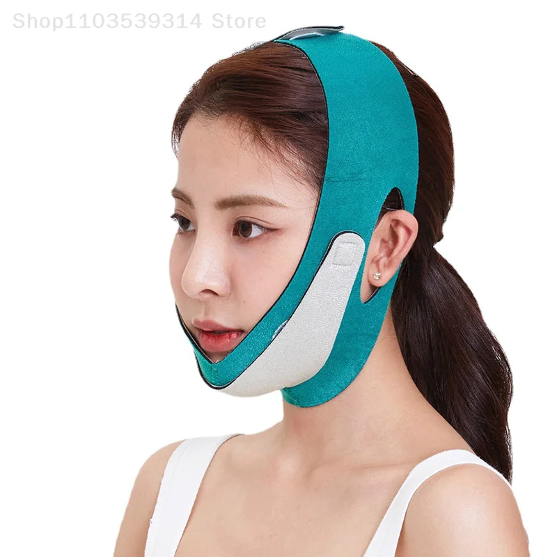 Bandage artificiel astique Amincissant pour le Visage, Ligne en V, Modelant le Menton, les Joues, Ceinture de Levage