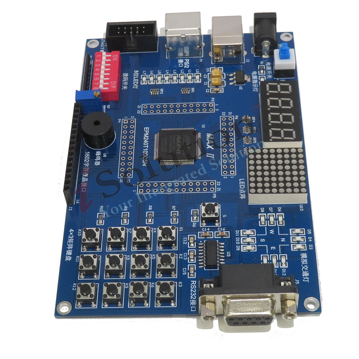 FPGA 개발 보드 교육 키트 Altera MAX II CPLD EPM240T100C5N PS2