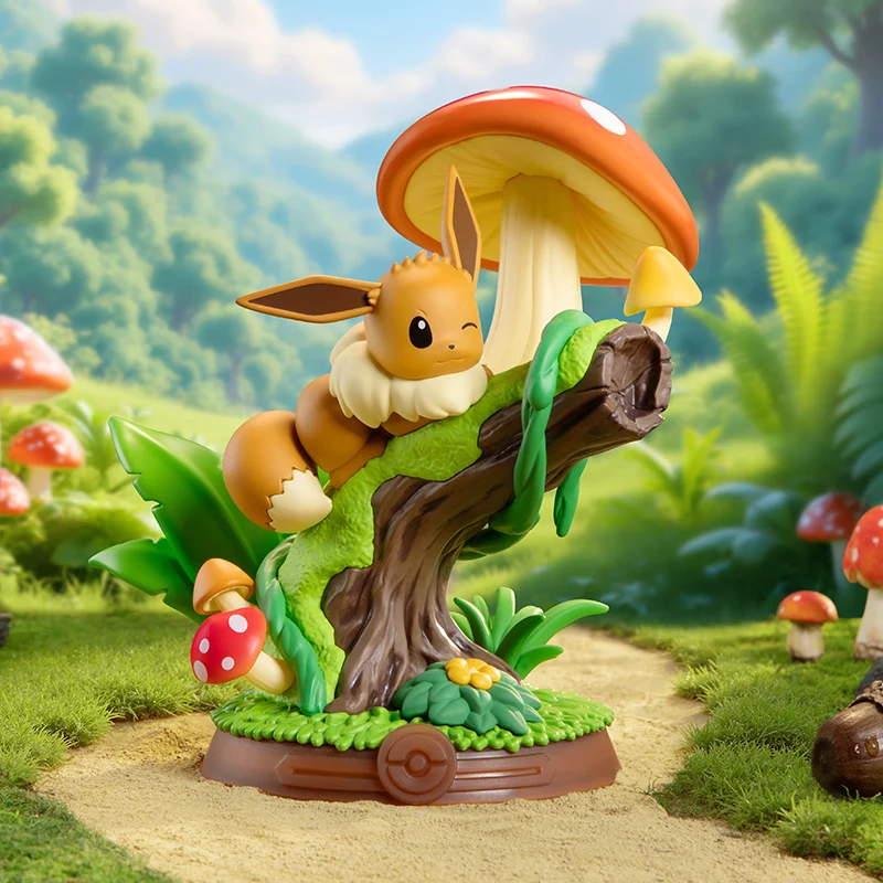 Anime Pokemon Funism Original Genuine Eevee Family Suit BlindBox Flareon Umbreon Sylveon Action Figure Collection Model Toy Gift image 3