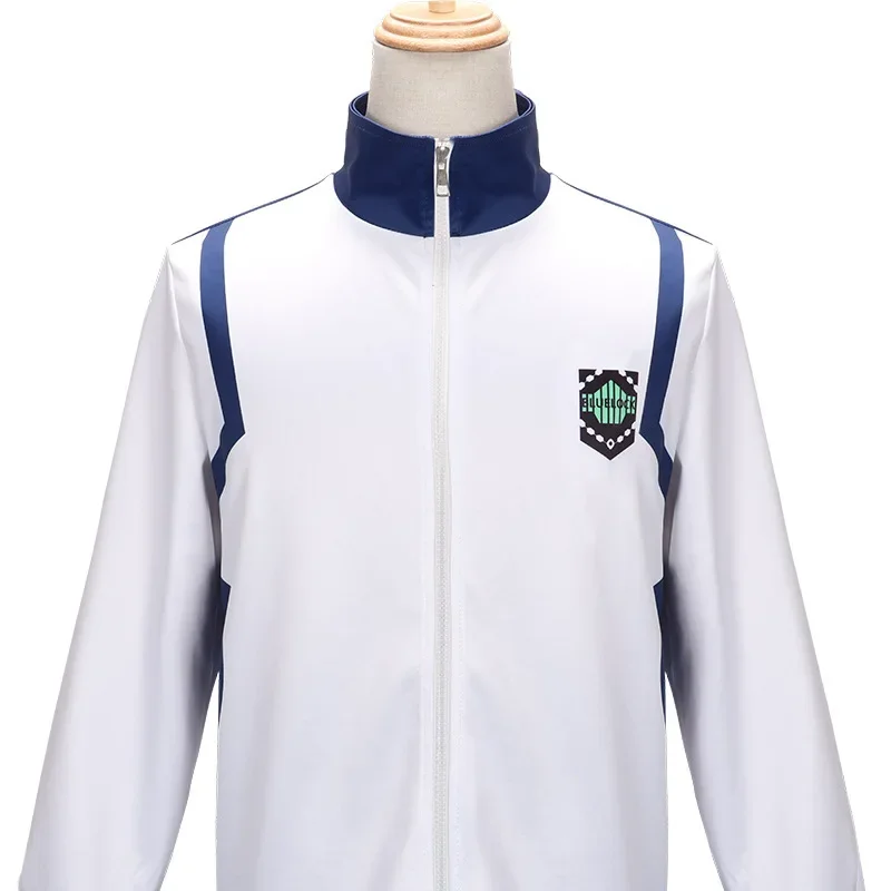 Disfraz de Cosplay de Blue Lock Reo Nagi Bachira Isagi Chigiri, ropa deportiva con cremallera, chándal, sudadera con capucha, ropa de Carnaval de Halloween