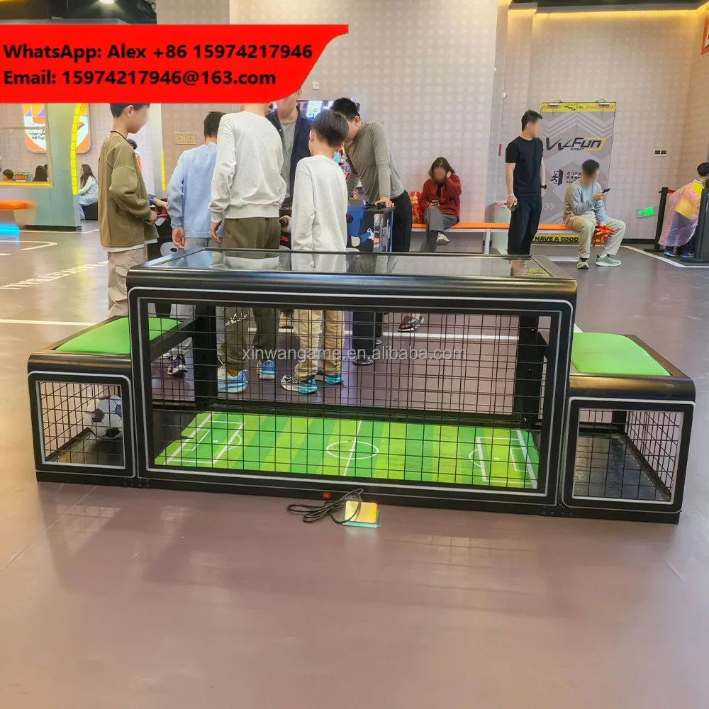Real Person Table Soccer Sports Game Equipment Two Players Parent-child Interactive Activity Competitive Props Indoor Metal