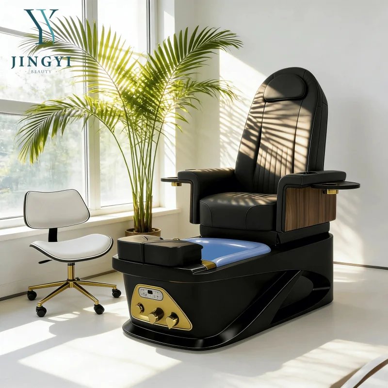 New Arrival Luxury High-end Beauty Spa Foot Massage Chair Manicure and Pedicure Nail Station