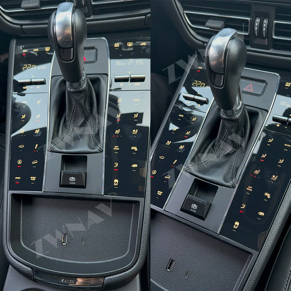 For Porsche Macan 2013-2021 Upgrade Central Control Board Multifunctional Control Console Panel Air Conditioning Buttons