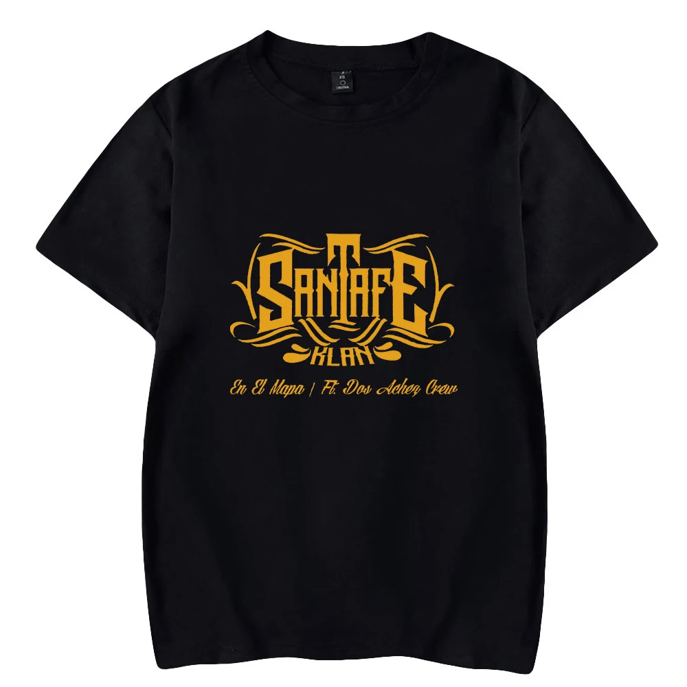 

2026 Santa Fe Klan printing comfortable T-shirt short-sleeved casual all-match neutral T-shirts top