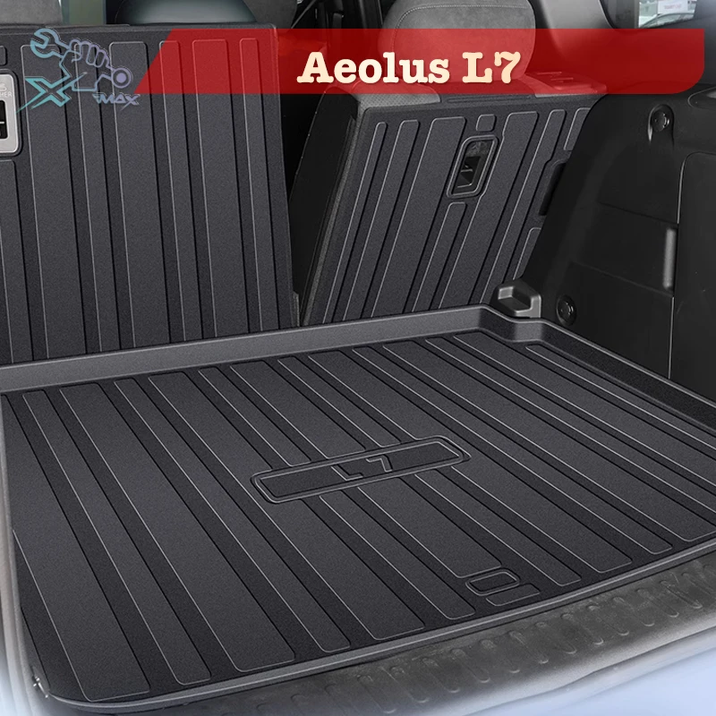 

For Aeolus L7 2024 TPE Custom Fit Car Trunk Mat All Season Black Cargo Mat 3D Shaped Laser Measured Trunk Liners