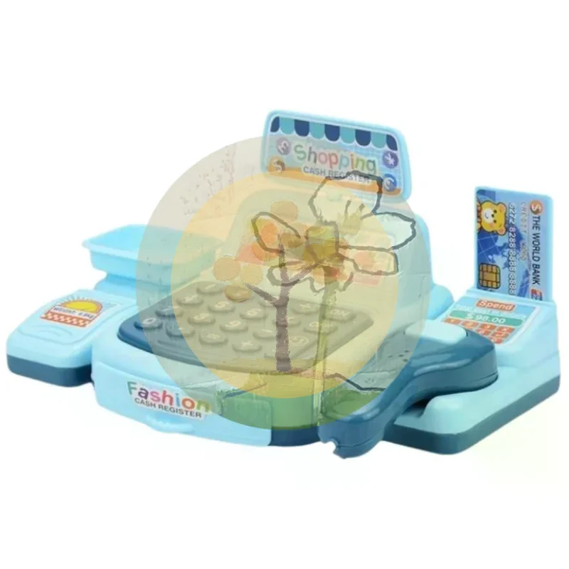 

Набор электронных игрушек для симуляции кассира в супермаркете с подсветкой и звуковыми эффектами (1 комплект)