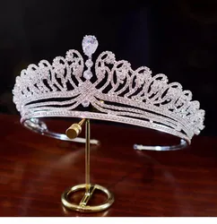 Princess Crowns For Women Wedding Headdresses Crystal Bridal Tiaras Crowns For 15 Years Birthday Prom Hair Jewelry Headpieces