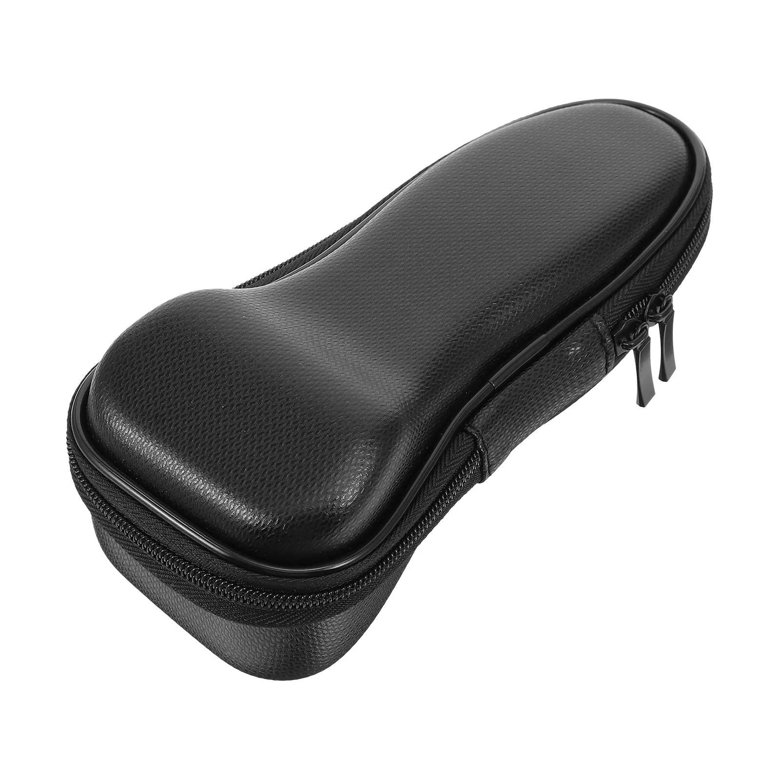 1 قطعة حالة السفر الحلاقة المحمولة ماكينة حلاقة حقيبة التخزين سحاب عازل للماء للصدمات خفيفة الوزن الأسود ماكينة حلاقة حقيبة تخزين الحلاقة #2