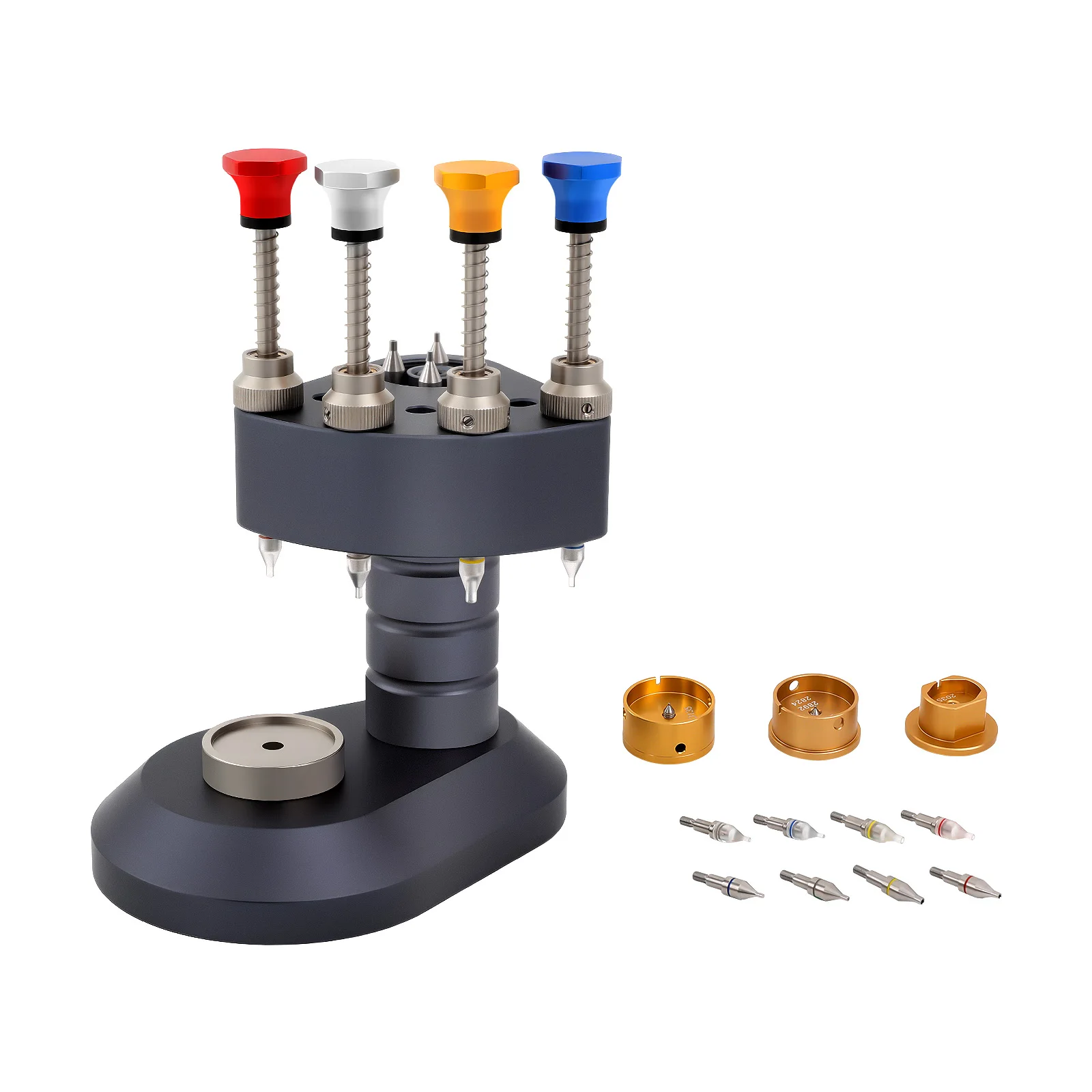 

Игольчатый погрузчик, 4-контактный инструмент для установки стрелки часов, прижим для стрелки часов для ремонта и часовщиков, и важный инструмент