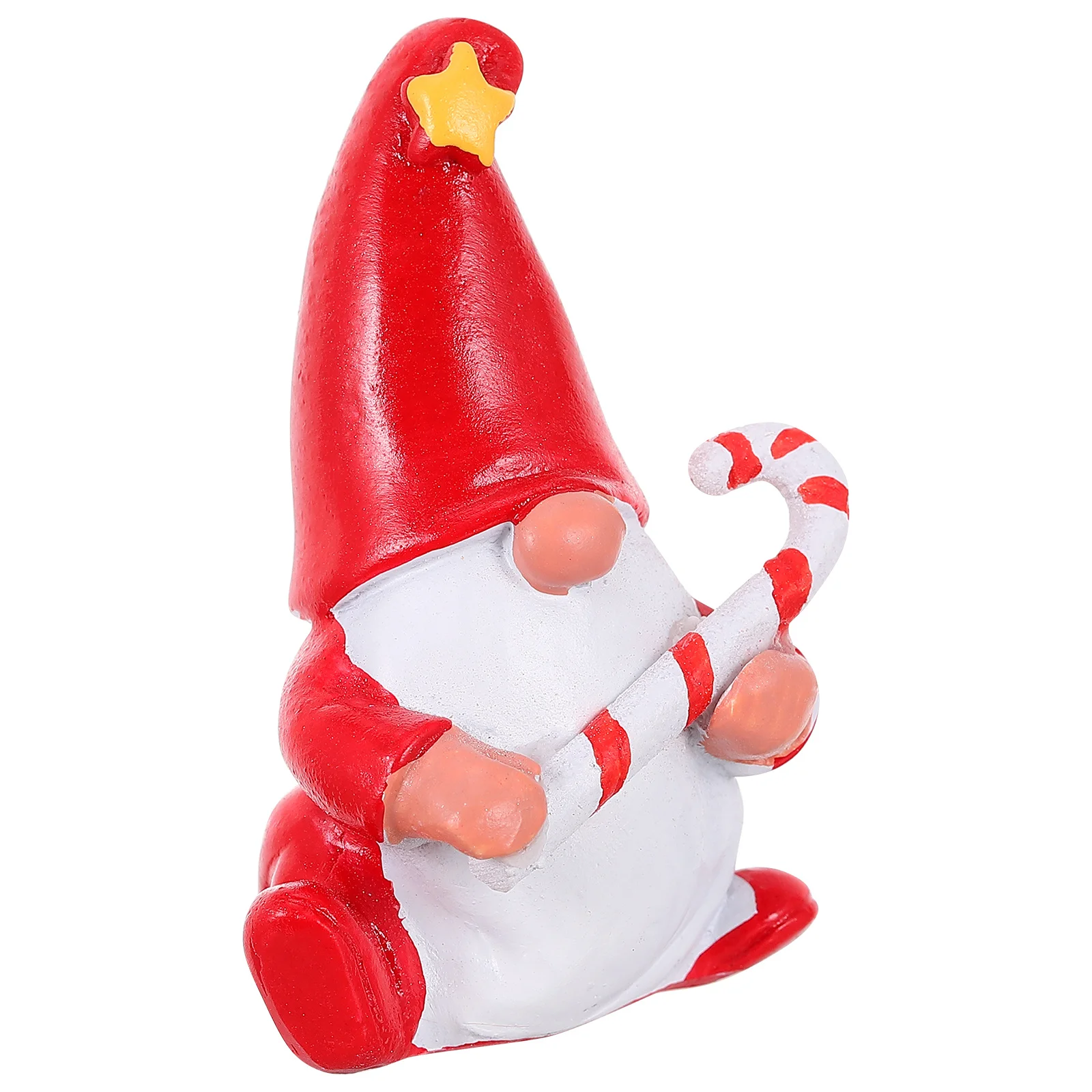 

1Pcs Christmas Santa Statue Festive Sculpture for Indoor Outdoor Tabletop Decor Party Decoration Photo Prop Gift