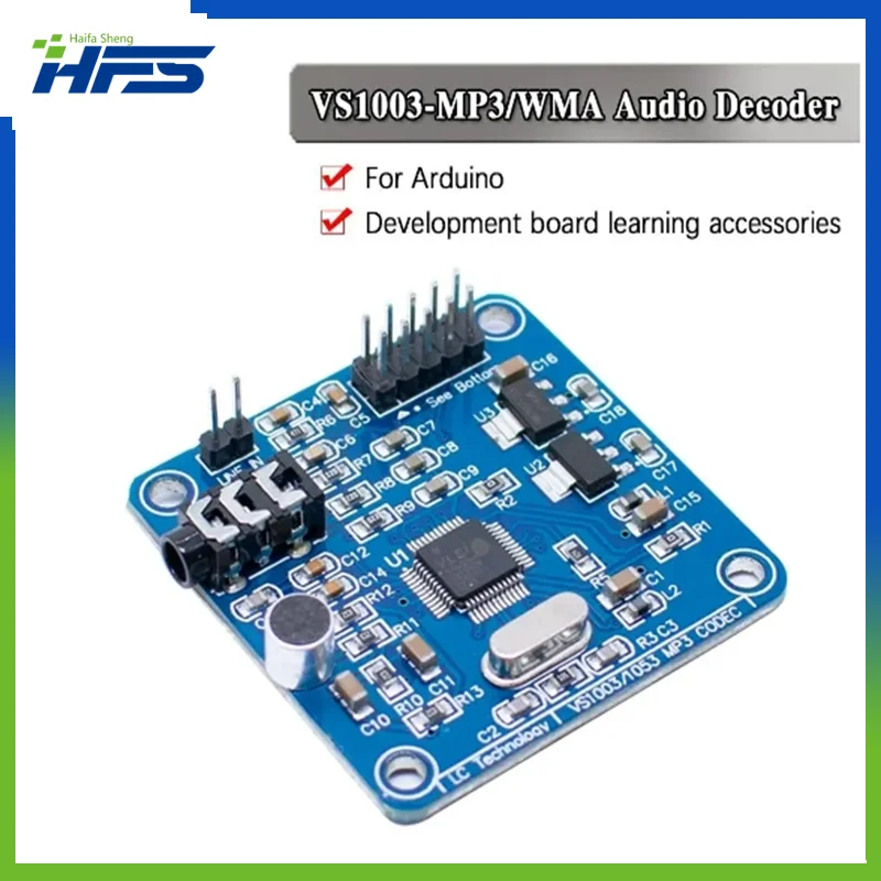 

VS1003 MP3 Module VS1003B Decoding Containing Microphones STM32 Microcontroller Development Board Accessories