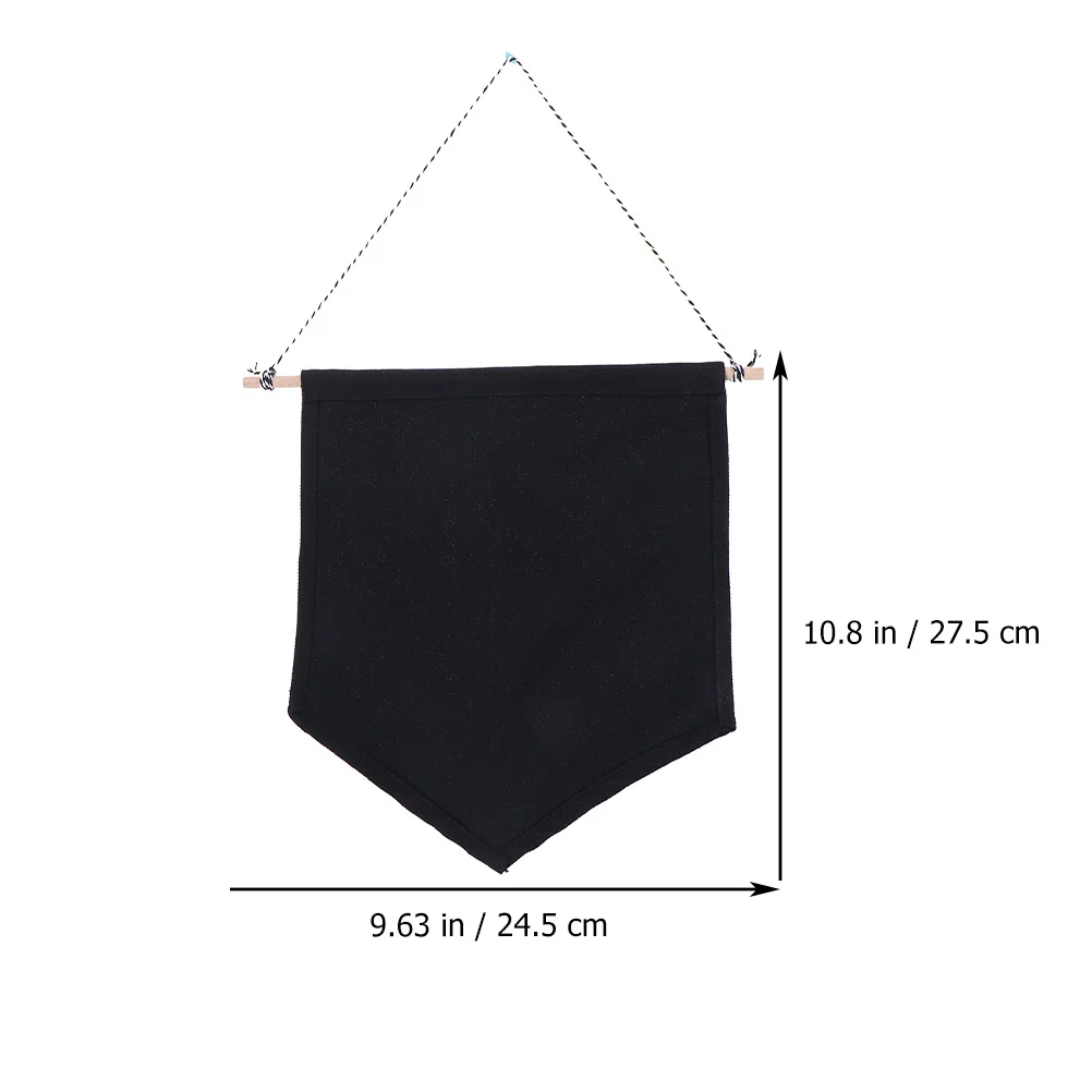 

2 Pcs Display Stand Decorative Pendant Social Badge Pin Cloth Banners Hanging Wall