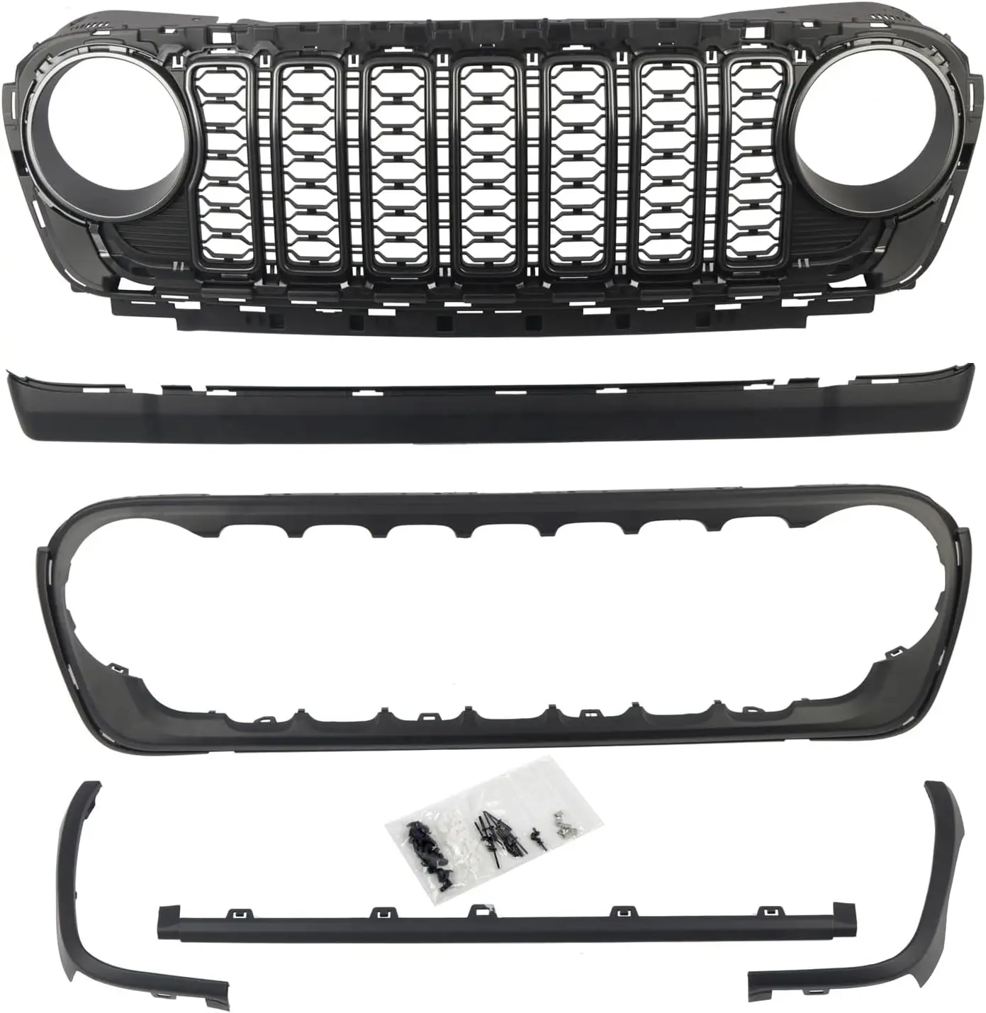 

2024 Grille for Jeep Wrangler JL