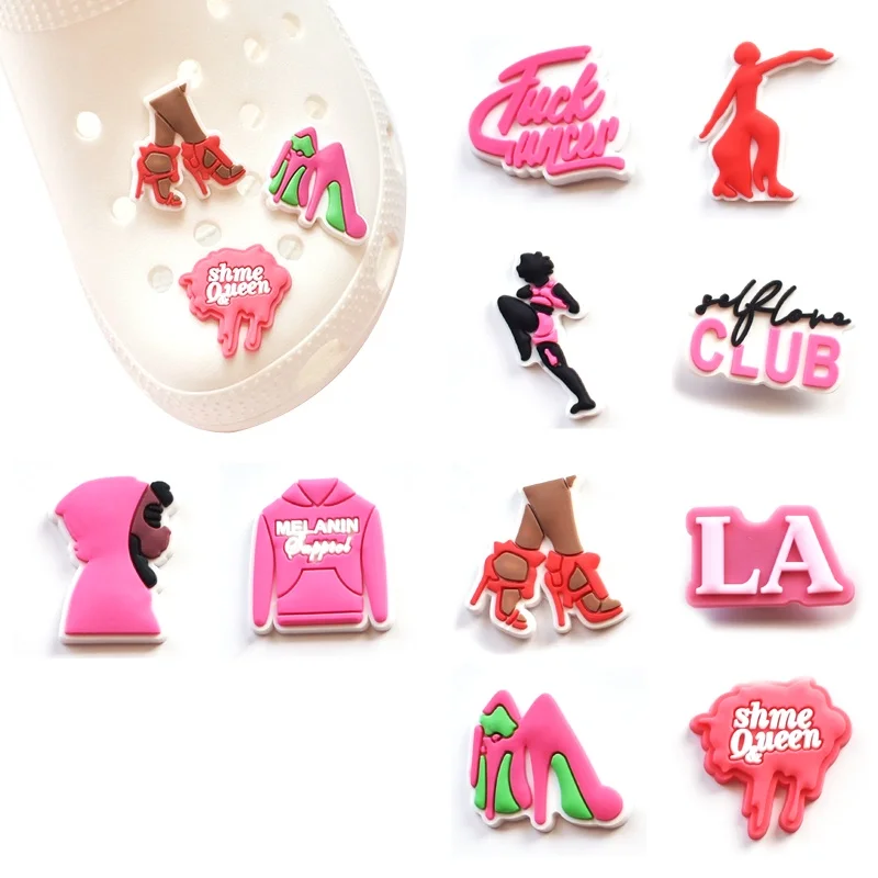 PVC Shoe Charms Beautiful Shoe Accessories lovely Shoe Decoration gift Shoe Buckles Pins for Clog Sandals  X-mas Gifts