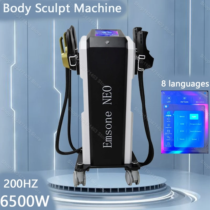 

EMSone Neo 15 Tesla 6500W High Power 200HZ EMS RF Hi-emt Body Sculpt Muscle Stimulate Slimming Machine