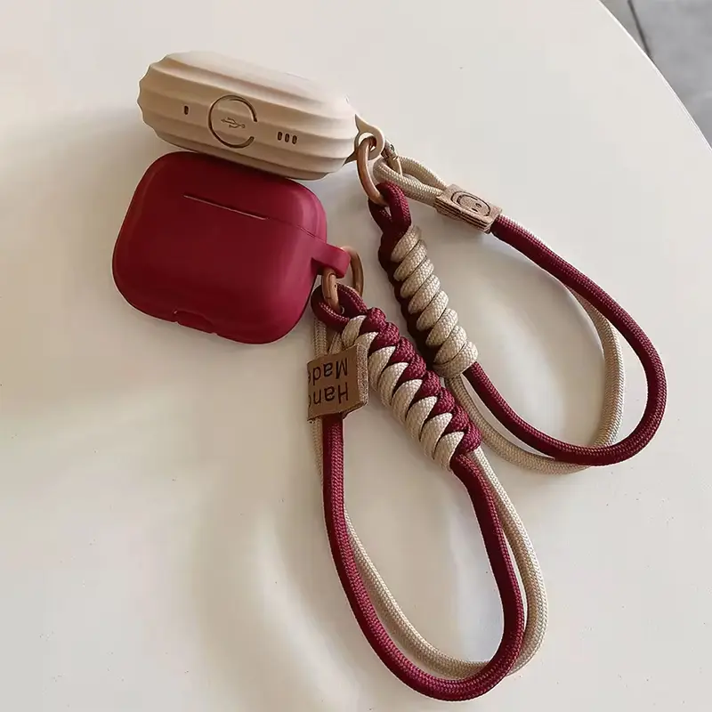 Airpods 4 Case Bluetooth Earbuds Protective Cover For Apple Pro 3 Airpods 3 Pro2 Pro 2 Funda Soft Silicone with Smile Hand Strap - Image 3