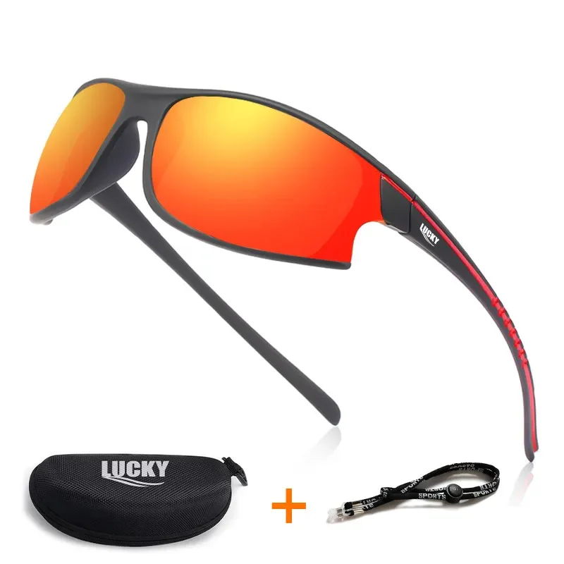 Outdoor Fishing Glasses UV400 Sports Men's And Women's Adult Sunglasses Cycling Mountaineering Protective Glasses With Box