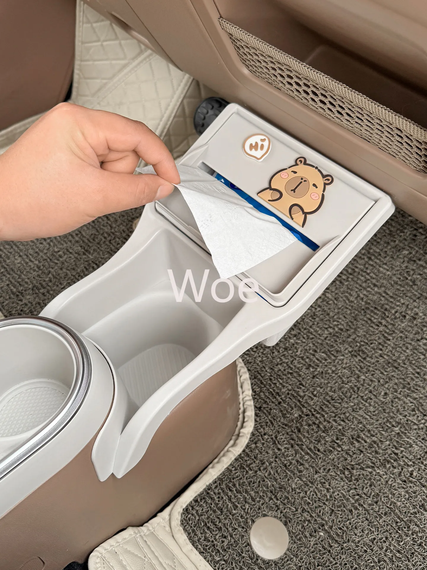 For Wuling Hongguang MINI EV Fifth Generation Armrest Storage Box Tissue Box Multi-Functional Seat Storage Organizer Replacement