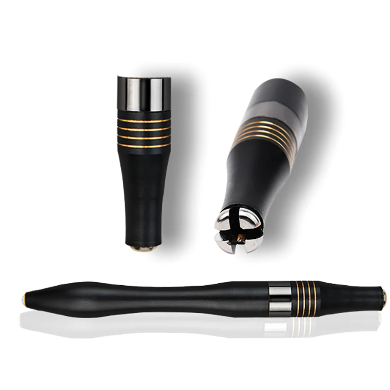 

Luxury Permanent Makeup Accessories Blue Black Microblading Aluminum Alloy Tattoo Manual Pen For Fog Eyebrow & Lips Makeup